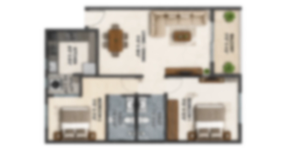 Sunshine Residency Kalyan Phata Master Plan Foor Plan